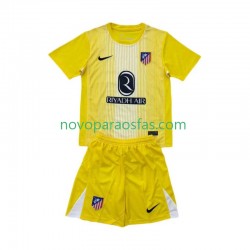 Camisolas Atlético Madrid Guarda-redes Criança Casa 2025-2026 Manga Curta