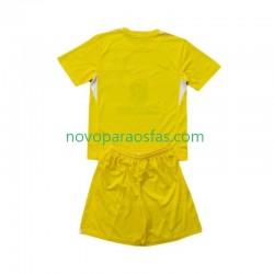 Camisolas Atlético Madrid Guarda-redes Criança Casa 2025-2026 Manga Curta