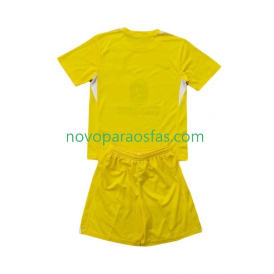 Camisolas Atlético Madrid Guarda-redes Criança Casa 2025-2026 Manga Curta