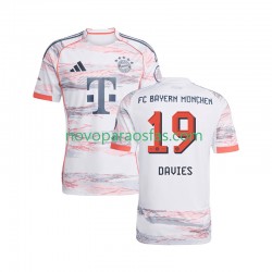 Camisolas Bayern de Munique Alphonso Davies 19 Homem Visitante 2025-2026 Manga Curta