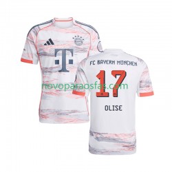 Camisolas Bayern de Munique Michael Olise 17 Homem Visitante 2025-2026 Manga Curta