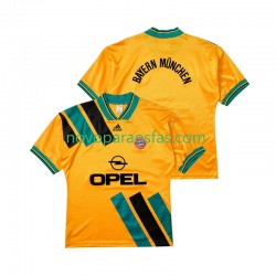 Camisolas Bayern de Munique 1993 1996 Retro Homem Visitante Manga Curta