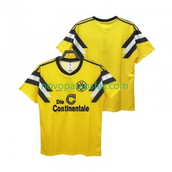 Camisolas Borussia Dortmund DFB-POKAL 1989 Retro Homem Casa Manga Curta
