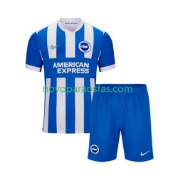 Camisolas Brighton & Hove Albion Criança Casa 2025-2026 Manga Curta
