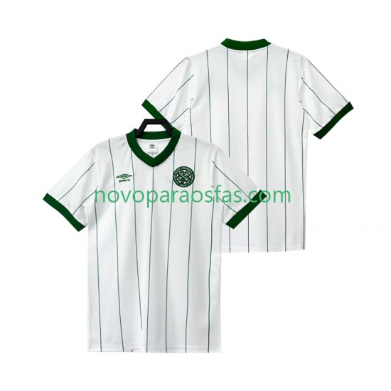 Camisolas Celtic FC 1982 1983 Retro Homem Visitante Manga Curta