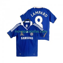 Camisolas Chelsea LAMPARD 8 2007 Retro Homem Casa 2008 Manga Curta