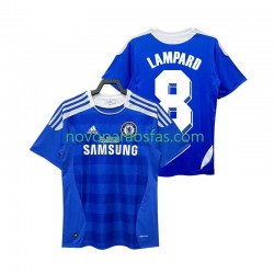 Camisolas Chelsea LAMPARD 8 2012 Retro Homem Casa 2011 Manga Curta