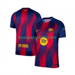 Camisolas FC Barcelona Homem Casa 2025-2026 Manga Curta