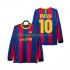 Camisolas FC Barcelona Lionel Messi 10 Retro Homem Casa 2011 2010 Manga Comprida