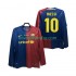 Camisolas FC Barcelona Lionel Messi 10 Champions League 2009 Retro Homem Casa 2008 Manga Comprida