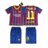 Camisolas FC Barcelona Neymar JR 11 2013 2014 Retro Criança Casa Manga Curta