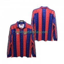 Camisolas FC Barcelona 1996 1997 Retro Homem Casa Manga Comprida