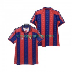Camisolas FC Barcelona 1996 1997 Retro Homem Casa Manga Curta