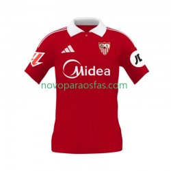 Camisolas Sevilla FC Homem Visitante 2025-2026 Manga Curta