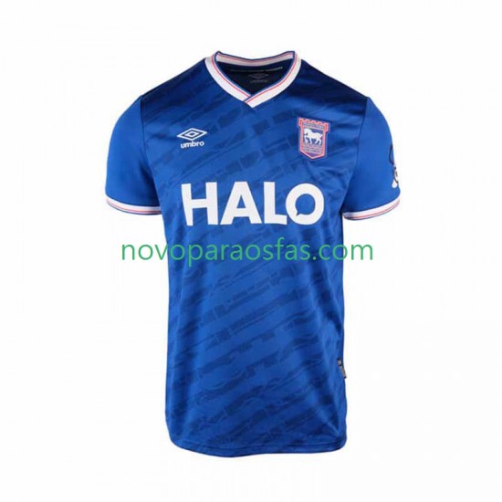 Camisolas Ipswich Town Homem Casa 2025-2026 Manga Curta