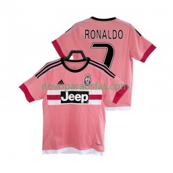 Camisolas Juventus Cristiano Ronaldo 7 2016 2017 Retro Homem Visitante Manga Curta