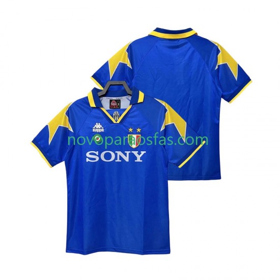 Camisolas Juventus 1995 1996 Retro Homem Visitante Manga Curta