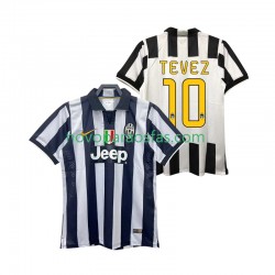 Camisolas Juventus TEVEZ 10 2014 2015 Retro Homem Casa Manga Curta