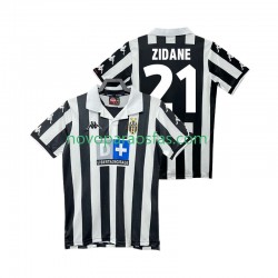 Camisolas Juventus ZIDANE 21 2000 Retro Homem Casa 1999 Manga Curta