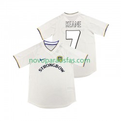 Camisolas Leeds United KEANE 7 2000 2001 Retro Homem Casa Manga Curta