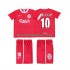 Camisolas Liverpool BERGKAMP 10 LWP 1997 Retro Criança Casa 1998 Manga Curta