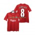 Camisolas Liverpool GERRARD 8 2005 Retro Homem Casa 2004 Manga Curta