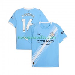 Camisolas Manchester City Rodrigo Hernandez 16 Homem Casa 2025-2026 Manga Curta