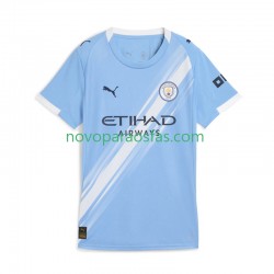 Camisolas Manchester City Mulher Casa 2025-2026 Manga Curta
