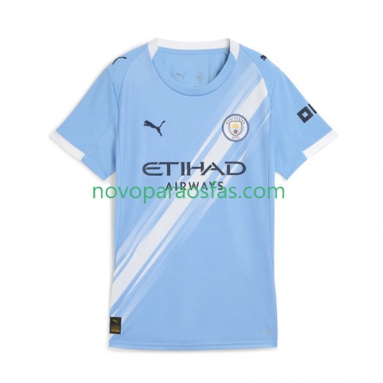 Camisolas Manchester City Mulher Casa 2025-2026 Manga Curta