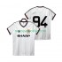 Camisolas Manchester United 94 1983 1984 Retro Homem Visitante Manga Curta