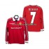 Camisolas Manchester United BECKHAM 7 Retro Homem Casa 1998 1999 Manga Comprida