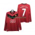 Camisolas Manchester United RONALDO 7 2009 Retro Homem Casa 2010 Manga Comprida