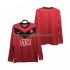 Camisolas Manchester United 2009 Retro Homem Casa 2010 Manga Comprida