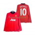 Camisolas Manchester United Rooney 10 2013 2014 Retro Homem Casa Manga Comprida