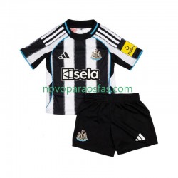 Camisolas Newcastle United Criança Casa 2025-2026 Manga Curta