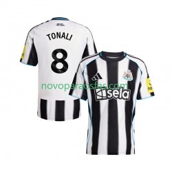 Camisolas Newcastle United Sandro Tonali 8 Homem Casa 2025-2026 Manga Curta