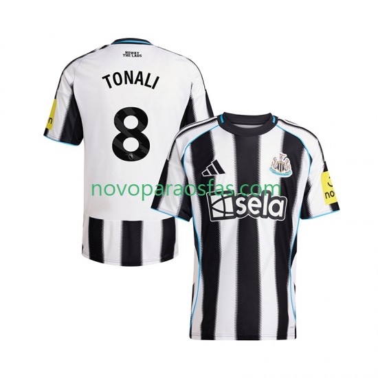 Camisolas Newcastle United Sandro Tonali 8 Homem Casa 2025-2026 Manga Curta