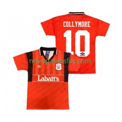 Camisolas Nottingham Forest COLLYMORE 10 1995 Retro Homem Casa 1994 Manga Curta