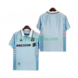 Camisolas Olympique de Marseille Retro Homem Visitante 1998 1999 Manga Curta