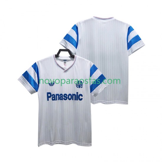 Camisolas Olympique de Marseille 1990 Retro Homem Casa Manga Curta