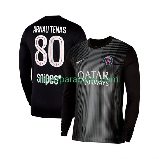 Camisolas Paris Saint-Germain Arnau Tenas 80 Guarda-redes Homem Casa 2025-2026 Manga Comprida