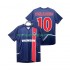 Camisolas Paris Saint-Germain RONALDINHO 10 2003 Retro Homem Casa 2002 Manga Curta