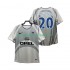 Camisolas Paris Saint-Germain RONALDINHO 20 2001 Retro Homem Visitante 2002 Manga Curta