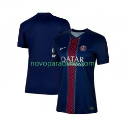 Camisolas Paris Saint-Germain Mulher Casa 2025-2026 Manga Curta