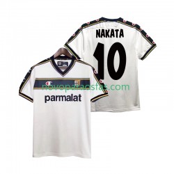 Camisolas Parma NAKATA 10 2003 Retro Homem Visitante 2002 Manga Curta