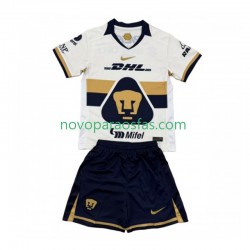 Camisolas Pumas UNAM Criança Casa 2025-2026 Manga Curta