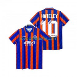 Camisolas Rangers HATELEY 10 1993 Retro Homem Visitante 1994 Manga Curta