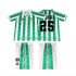 Camisolas Real Betis FINIDI 25 1996 1997 Retro Criança Casa Manga Curta