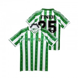 Camisolas Real Betis FINIDI 25 1996 1997 Retro Homem Casa Manga Curta