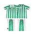 Camisolas Real Betis 1996 1997 Retro Criança Casa Manga Curta